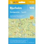 105 Bjurholm Sverigeserien 1:50 000